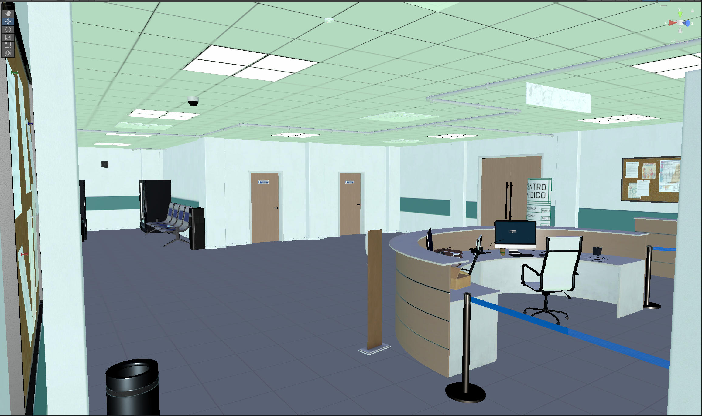 Scenario immersivo DE-ESCAPE in ambiente sanitario